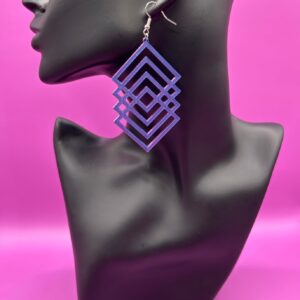 2color geometrikus fülbevaló